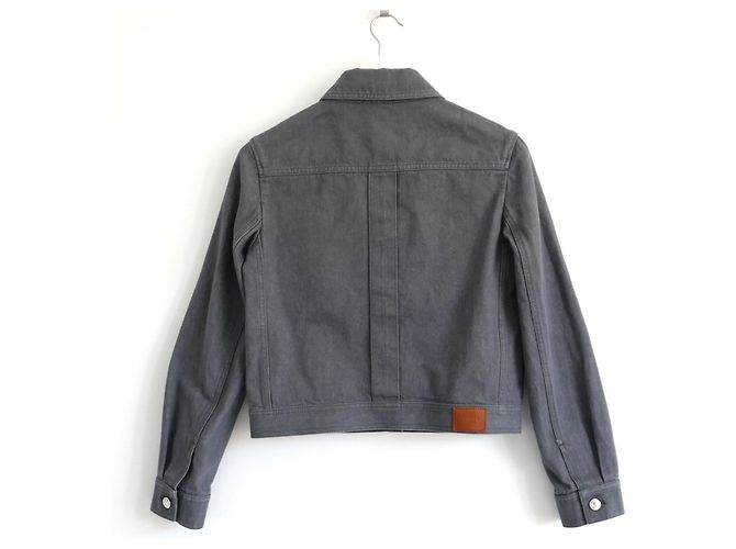 Hermès Jeansjacke in Grau - Ansicht 5