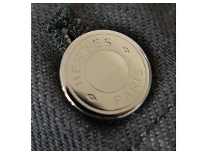 Hermès Jeansjacke in Grau - Ansicht 7