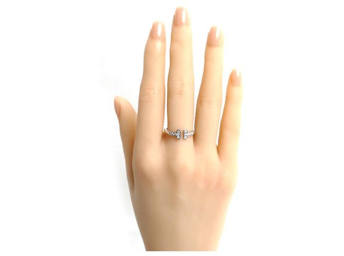 Anello T Wire in oro bianco 18K con diamanti Tiffany & Co. - vista 7