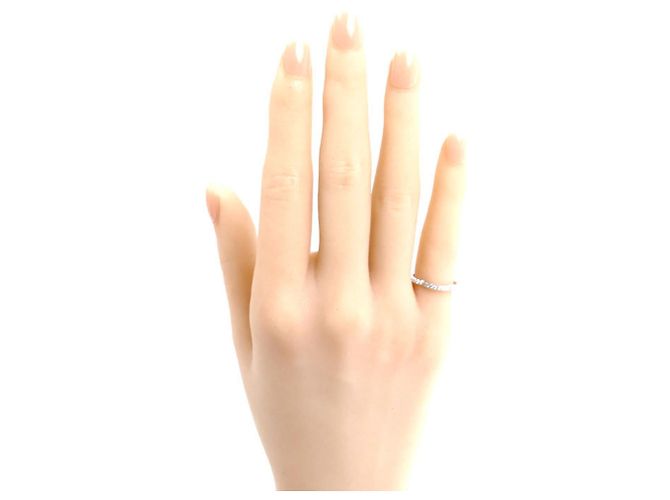 Timeless Chanel 18K Weißgold Camellia Full Eternity Ring - Ansicht 6