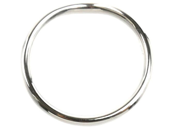 Anello a fascia curva in oro bianco 18K e diamanti Tiffany & Co. - vista 4