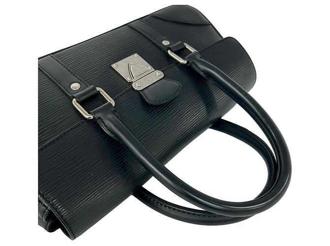 Borsa Louis Vuitton Segur PM in pelle Epi Nero - vista 4