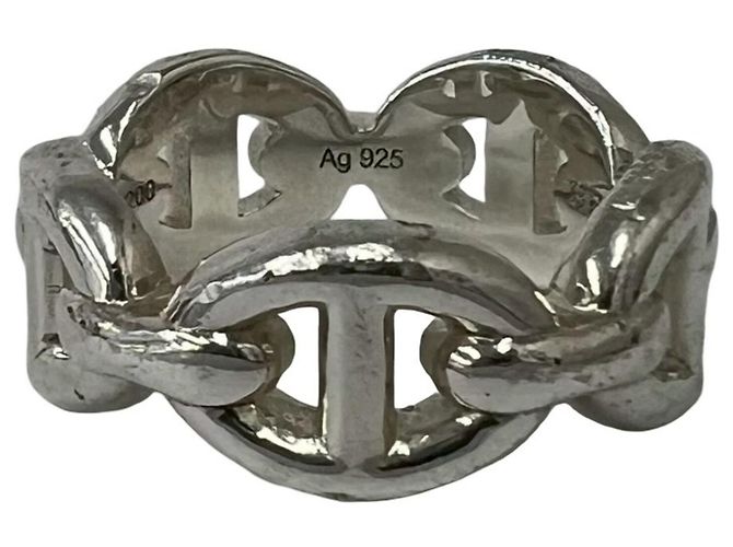Hermès HERMES Chaine d'Ancre Enchainée PM Ring Silber - Ansicht 4
