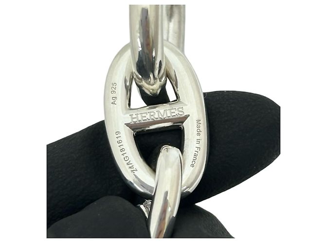 Hermès Pulsera Hermes Chaine d'Ancre TGM Plata - vista 3