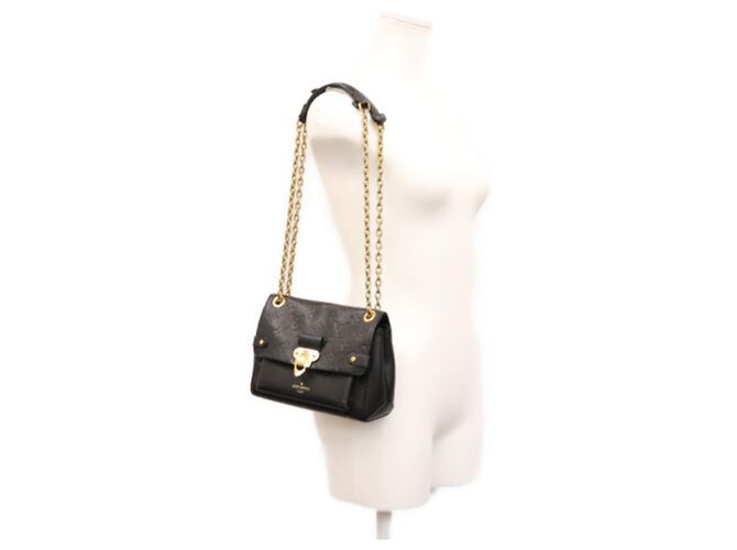Borsa Louis Vuitton M44550 Empreinte Noir Vavin BB Nero - vista 13