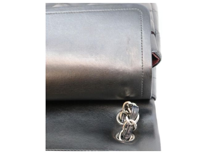 Chanel Lambskin Double Flap Shoulder Bag Brown - view 14