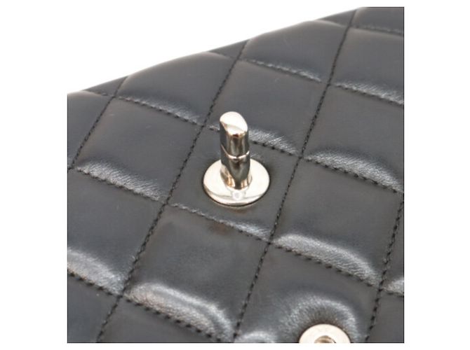 Chanel Lambskin Double Flap Shoulder Bag Brown - view 15