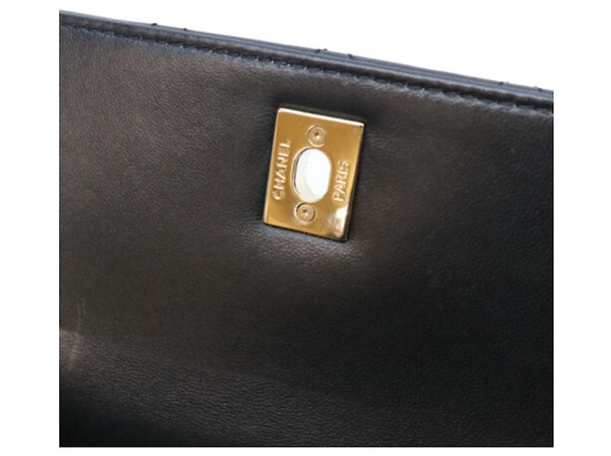 Borsa a tracolla mini Chanel Lambskin Trendy CC Nero - vista 11