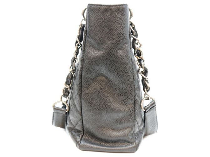 CHANEL A20994 Caviar PST Tote Bag Nero - vista 4