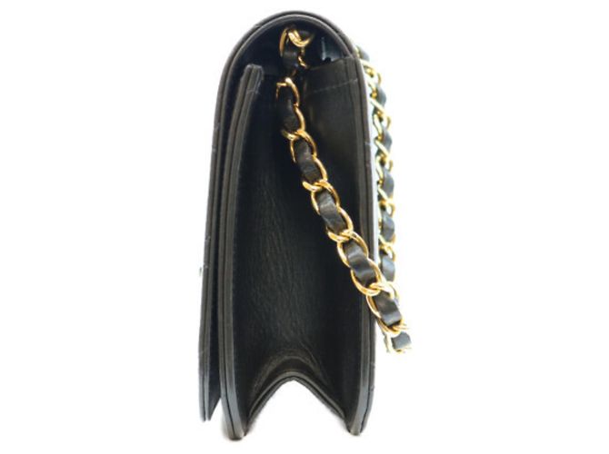 Borsa a tracolla Chanel Lambskin Full Flap Nero - vista 2