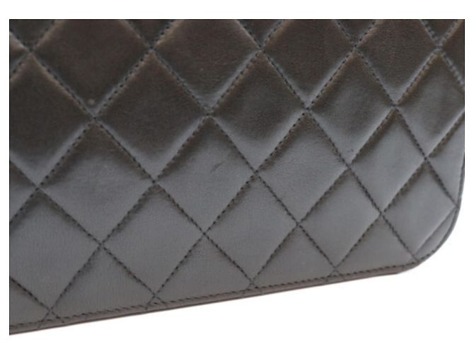 Borsa a tracolla Chanel Lambskin Full Flap Nero - vista 9