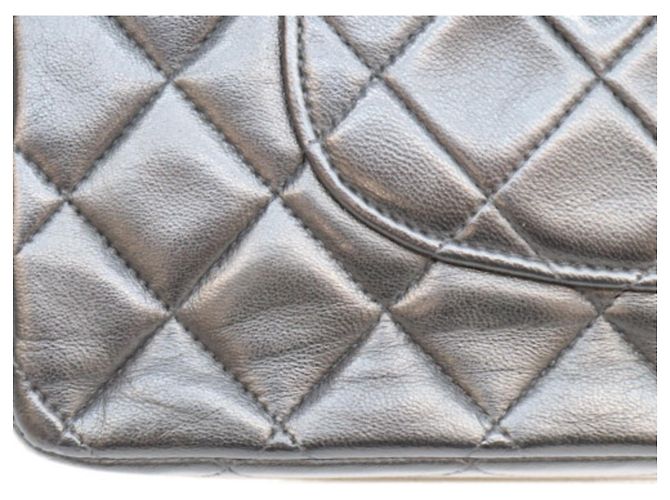 Borsa a tracolla Chanel in agnello Nero - vista 10