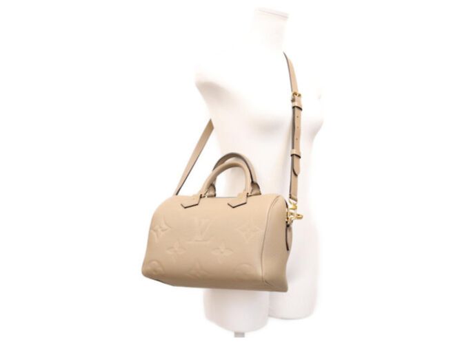 Louis Vuitton Empreinte Tourtrere Speedy Bandoulière 25 Shoulder Bag Beige - view 13