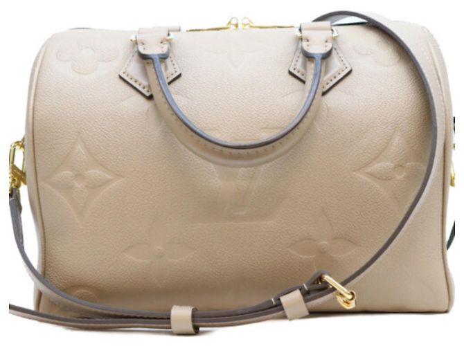 Louis Vuitton Empreinte Tourtrere Speedy Bandoulière 25 Shoulder Bag Beige - view 3