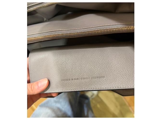 Balenciaga Borsa City in pelle grigia Grigio - vista 4