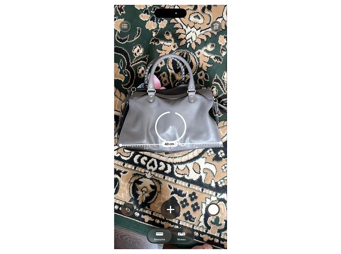 Balenciaga Borsa City in pelle grigia Grigio - vista 5