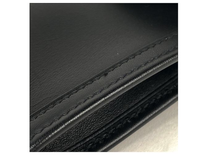 Hermès Clutch Hermes Jige Elan in pelle Swift nera Nero - vista 4