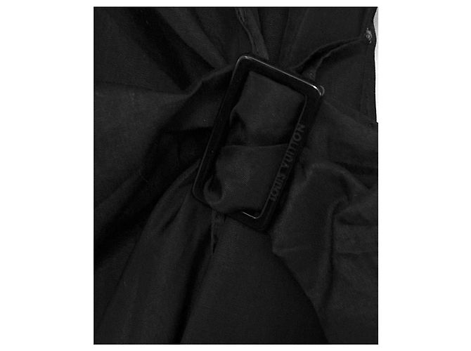 Louis Vuitton Vestido Envelope de Cetim Resort 2008 Preto - vista 5