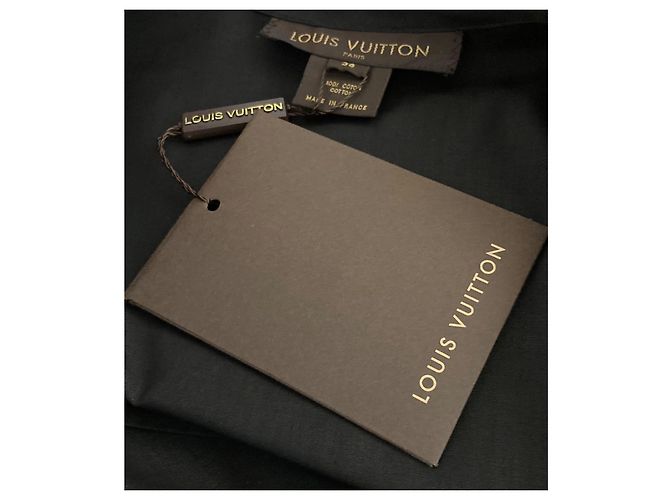 Louis Vuitton Vestido Envelope de Cetim Resort 2008 Preto - vista 6