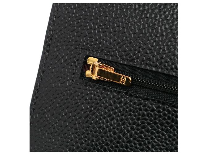 Chanel Classic Wallet on Chain Couro Caviar Preto - vista 5