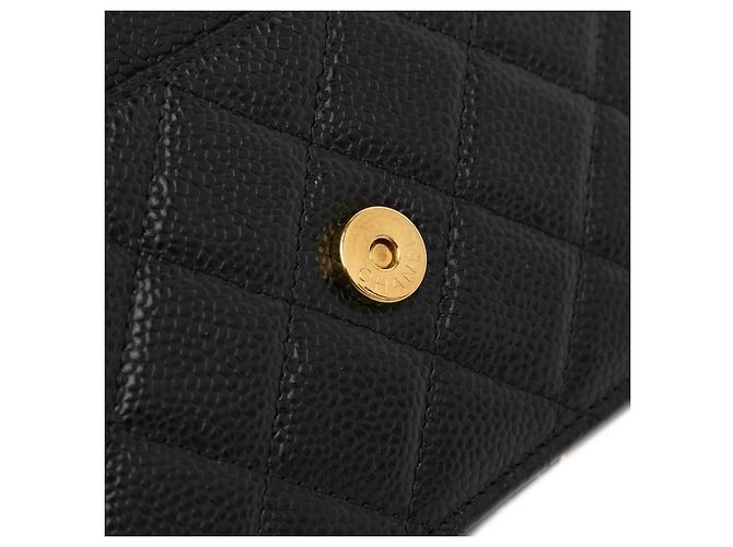Chanel Classic Wallet on Chain Couro Caviar Preto - vista 7