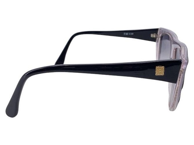 Autre Marque Gafas de Sol Flat Top con Estampado Animal y Lentes Degradadas Azul - vista 3