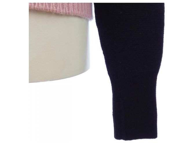 Chanel P05573V00254 95A 100% Kaschmir Strickware Schwarz Pink - Ansicht 6
