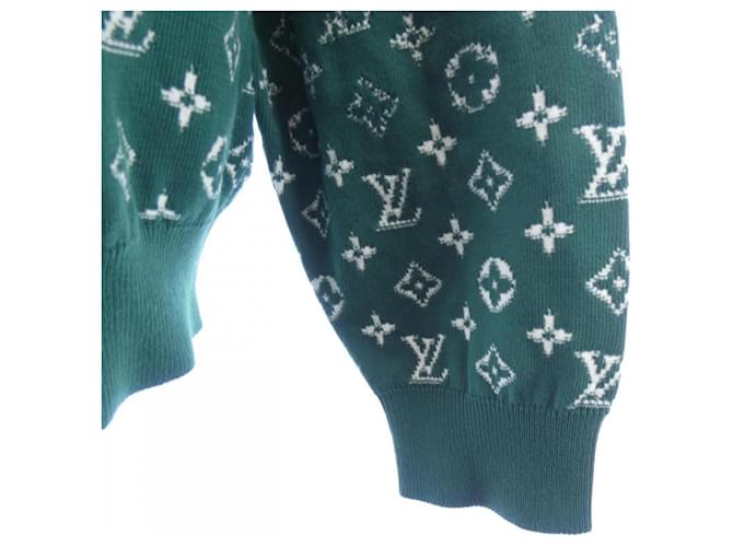 Sudadera Louis Vuitton Monogram Gradient Blanco Verde - vista 6
