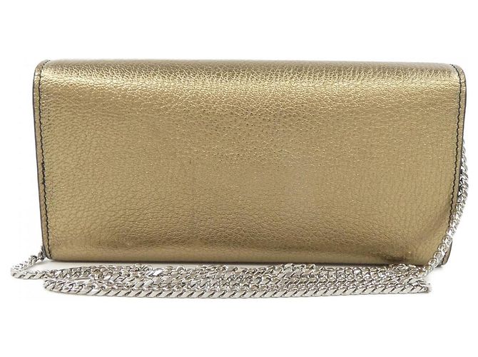 Alexander McQueen WALLET Portafoglio D'oro - vista 2