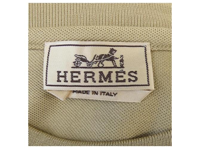 Hermès Camiseta de algodón Hermes Beige - vista 4
