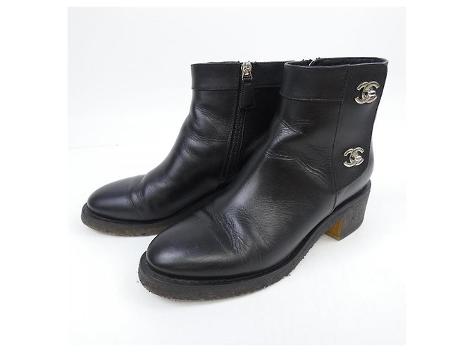 Stivali Chanel Turnlock Nero - vista 3