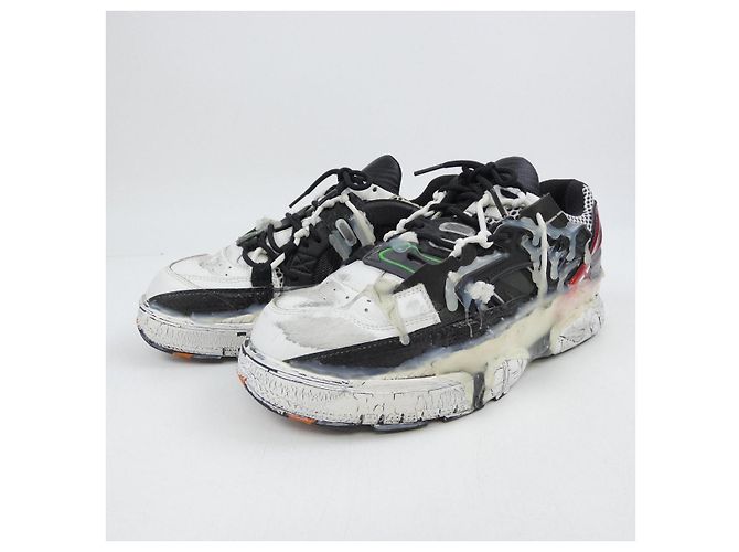 Maison Martin Margiela Sneakers Maison Margiela Nero Bianco Rosso - vista 3