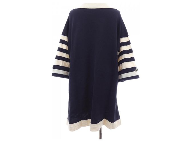 Chanel Silk Blend Tunic Blue Navy blue - view 2