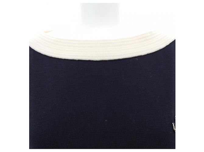 Chanel Silk Blend Tunic Blue Navy blue - view 5