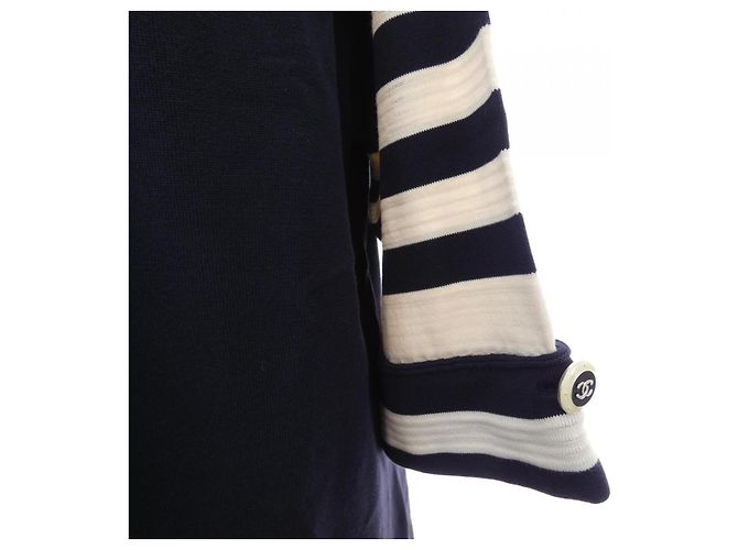 Chanel Silk Blend Tunic Blue Navy blue - view 6