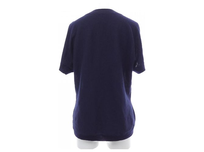 Chanel P49678K06251 Seide-Kaschmir-Strick Blau Marineblau - Ansicht 2