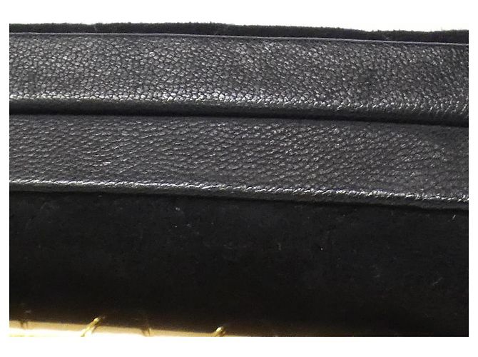 Borsa a tracolla in scamosciato Chanel Nero - vista 6