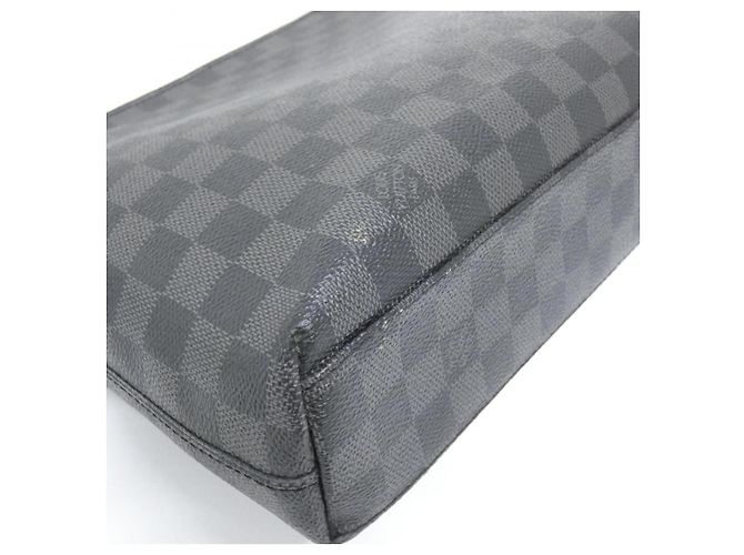 Louis Vuitton Mick Damier Graphite Shoulder Bag Brown - view 3