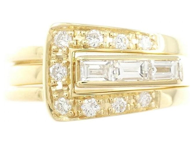 Autre Marque Au750 Diamantring Golden - Ansicht 3