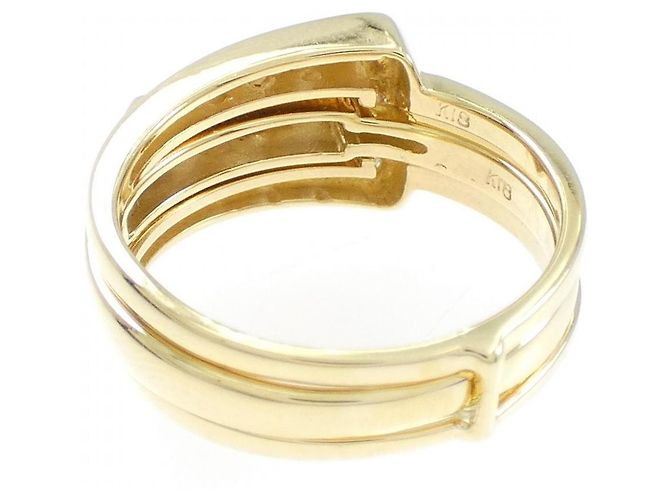 Autre Marque Au750 Diamantring Golden - Ansicht 4