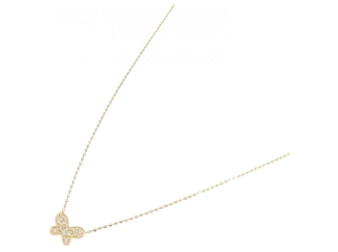 Autre Marque Collana Butterfly in Diamanti Au750 D'oro - vista 2