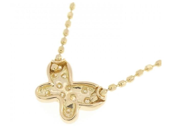 Autre Marque Collana Butterfly in Diamanti Au750 D'oro - vista 4