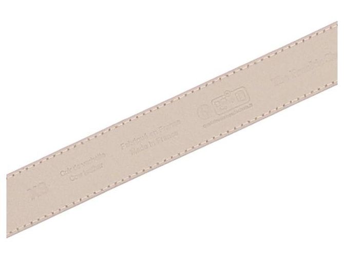 Autre Marque THE FRANKIE SHOP Ledergürtel beige XS - Ansicht 4
