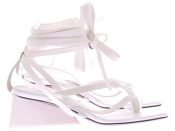 Sandali Attico in pelle bianchi Bianco - vista 6