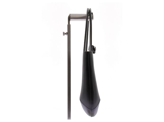 Borsa Courreges Holy in pelle nera Nero - vista 4