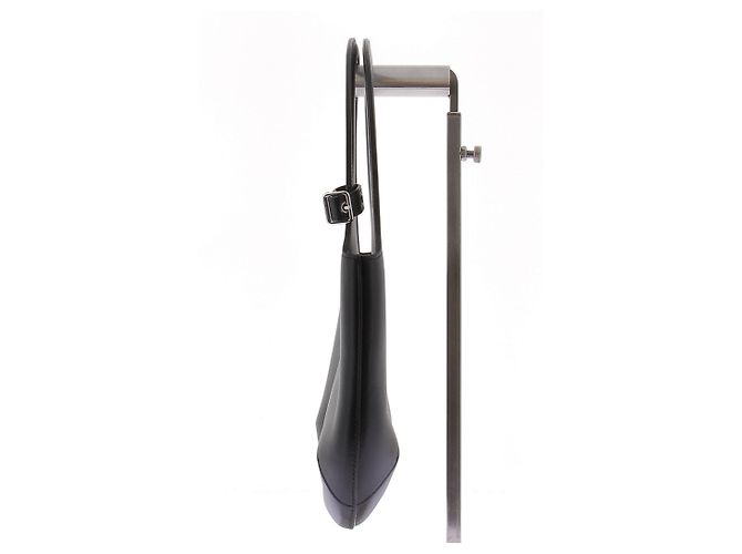 Borsa Courreges Holy in pelle nera Nero - vista 5