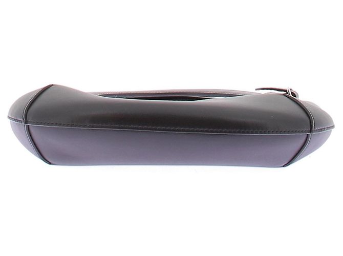 Borsa Courreges Holy in pelle nera Nero - vista 7