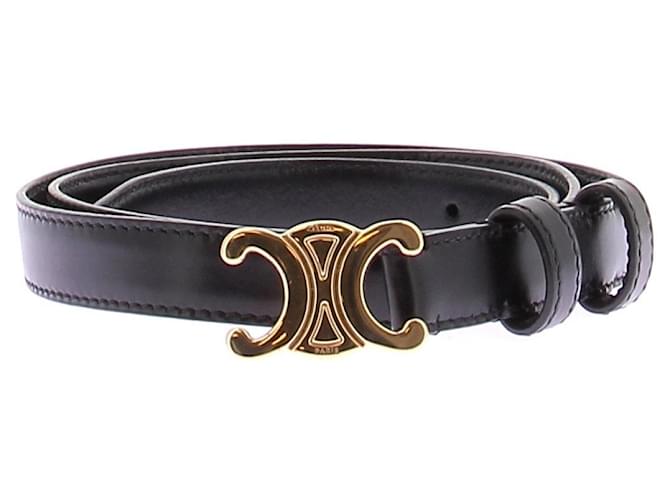 Céline Cintura nera "Triomphe" Nero - vista 2