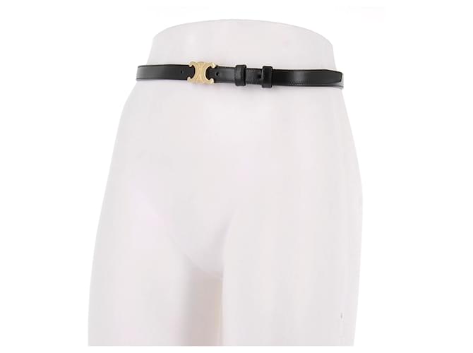Céline Cintura nera "Triomphe" Nero - vista 4