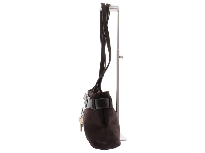 Autre Marque Mini borsa a mano Brocle in scamosciato Marrone - vista 4